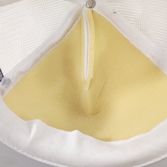 ARO Automotive Industrial Supplies Snapback 3 Stripe Trucker Hat White Vtg 1980s - Picture 8 of 11